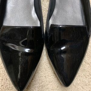 Stuart Weitzman patent leather luxury flats